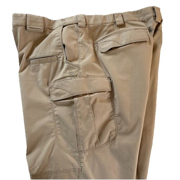 5.11 Tactical Stryke Pants Men’s 42x30 Khaki Ripstop Cargo Utility Work Outdoor - Picture 7 of 16